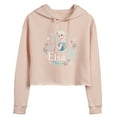 thumbnail image 1 of Frozen - Winter - Elsa & Snowflakes - Juniors Cropped Pullover Hoodie, 1 of 5