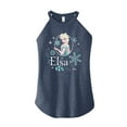 thumbnail image 1 of Frozen - Winter - Elsa & Snowflakes - Juniors High Neck Tank Top, 1 of 5