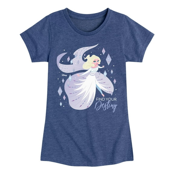 Frozen - Winter - Find Your Destiny - Toddler & Youth Girls Short Sleeve Graphic T-Shirt