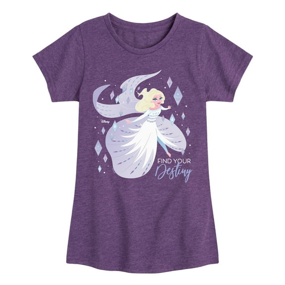 Frozen - Winter - Find Your Destiny - Toddler & Youth Girls Short Sleeve Graphic T-Shirt