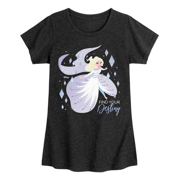 Frozen - Winter - Find Your Destiny - Toddler & Youth Girls Short Sleeve Graphic T-Shirt