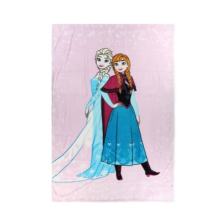 Frozen Winter Frost Adventures, Kids, Silk Touch Blanket, Disney, Purple, "62 x 90"