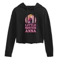 thumbnail image 1 of Frozen - Winter - Little Sister Anna - Juniors Cropped Pullover Hoodie, 1 of 5