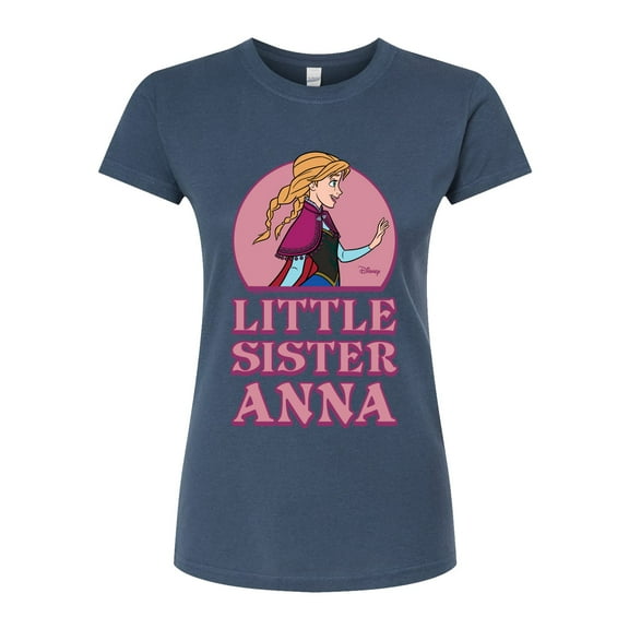 Frozen - Winter - Little Sister Anna - Juniors Fitted Graphic T-Shirt
