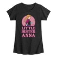 thumbnail image 1 of Frozen - Winter - Little Sister Anna - Toddler & Youth Girls Short Sleeve Graphic T-Shirt, 1 of 5