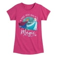 thumbnail image 1 of Frozen - Winter - Make Your Own Magic - Toddler & Youth Girls Short Sleeve Graphic T-Shirt, 1 of 5