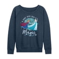 thumbnail image 1 of Frozen - Winter - Make Your Own Magic - Women's Lightweight French Terry Long Sleeve Shirt, 1 of 5