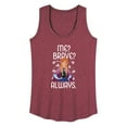 thumbnail image 1 of Frozen - Winter - Me? Brave? Always. - Women's Racerback Tank Top, 1 of 5