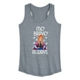 thumbnail image 1 of Frozen - Winter - Me? Brave? Always. - Women's Racerback Tank Top, 1 of 5
