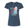 thumbnail image 1 of Frozen - Winter - Sisters Are Magic - Juniors Fitted Graphic T-Shirt, 1 of 5