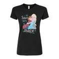 thumbnail image 1 of Frozen - Winter - Sisters Are Magic - Juniors Fitted Graphic T-Shirt, 1 of 5