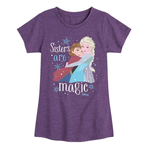 Frozen - Winter - Sisters Are Magic - Toddler & Youth Girls Short Sleeve Graphic T-Shirt