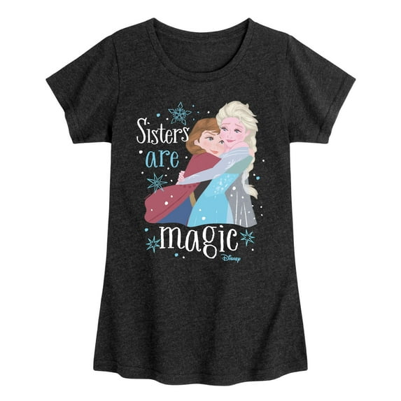 Frozen - Winter - Sisters Are Magic - Toddler & Youth Girls Short Sleeve Graphic T-Shirt