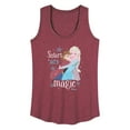 thumbnail image 1 of Frozen - Winter - Sisters Are Magic - Women's Racerback Tank Top, 1 of 5