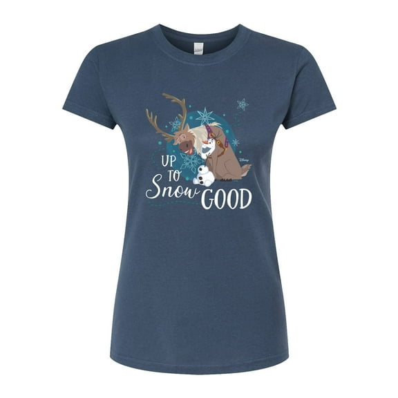 Frozen - Winter - Up To Snow Good - Juniors Fitted Graphic T-Shirt