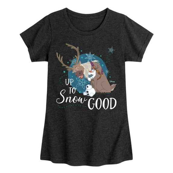 Frozen - Winter - Up To Snow Good - Toddler & Youth Girls Short Sleeve Graphic T-Shirt