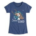 thumbnail image 1 of Frozen - Winter - Up To Snow Good - Toddler & Youth Girls Short Sleeve Graphic T-Shirt, 1 of 5