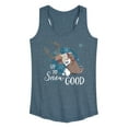 thumbnail image 1 of Frozen - Winter - Up To Snow Good - Women's Racerback Tank Top, 1 of 5