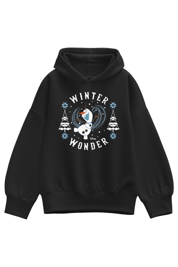 Frozen - Winter Wonder - Women's Oversized Fleece Hoodie Sweatshirt
