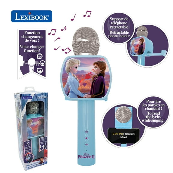 Frozen Wireless Karaoke Microphone with Bluetooth Speaker built-in