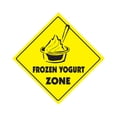 thumbnail image 1 of Frozen Yogurt Crossing Decal Zone Xing | Indoor/Outdoor | 4" Tall ice cream vanilla supplies, 1 of 4
