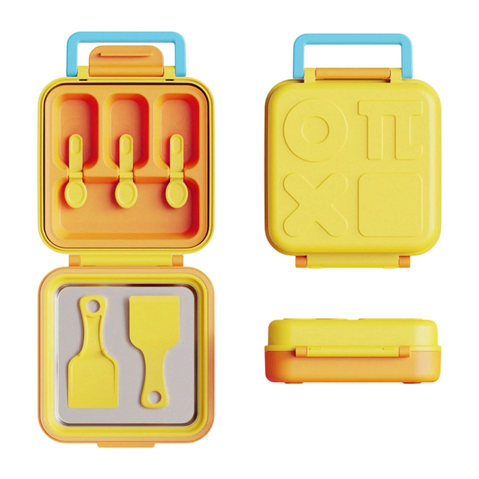 Frozen Yogurt Plate & Maker Instant Freeze Ice Cream Maker for Kids BPA-Free No-Electricity Frozen Treat Maker Reusable Summer Mold & Yogurt Maker(Yellow or Pink)