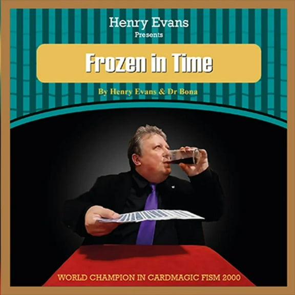 Frozen in Time by Henry Evans Magic Tricks Spreading Card in Mid-air Floating Magia Street Stage Illusions Gimmicks Mental Props