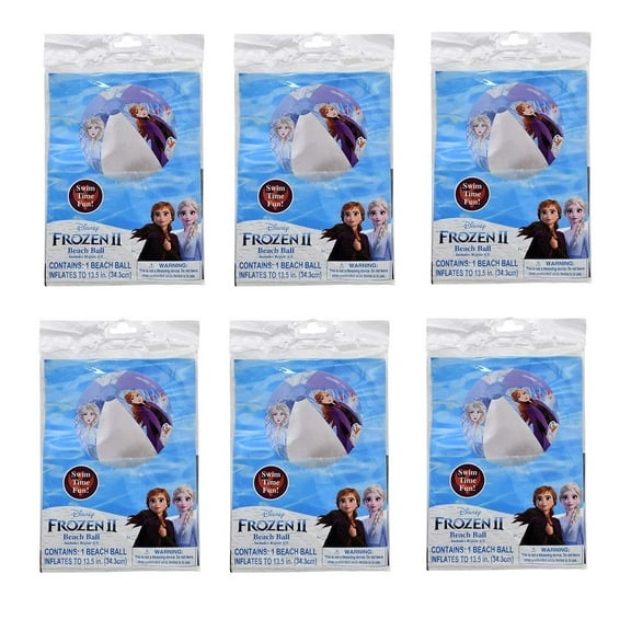 Frozen2 Inflatable Beach Ball- 6 Pack