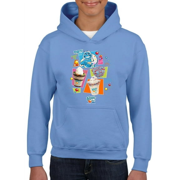 Frozeti & Dippin' Dots Fun Graphic Youth's Hoodie Tee - Ice Cream Treats Graphic Youth's Hoodie