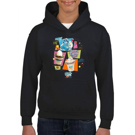 Frozeti & Dippin' Dots Fun Graphic Youth's Hoodie Tee - Ice Cream Treats Graphic Youth's Hoodie