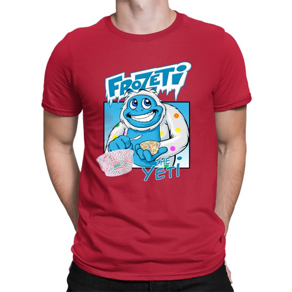 Frozeti the Yeti - Cool Dippin’ Dots Ice Cream Graphic Men's T-shirt