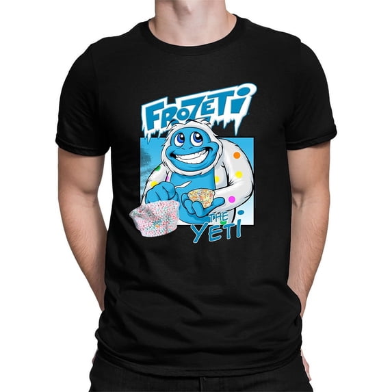 Frozeti the Yeti - Cool Dippin’ Dots Ice Cream Graphic Men's T-shirt