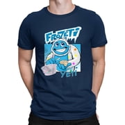 Frozeti the Yeti - Cool Dippin  Dots Ice Cream Graphic Mens T-shirt