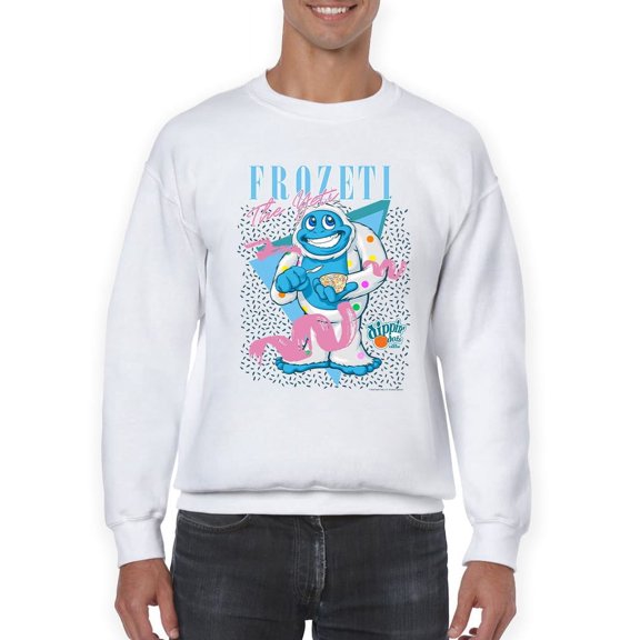 Frozeti the Yeti - Dippin’ Dots Fun Graphic Men's Sweatshirt