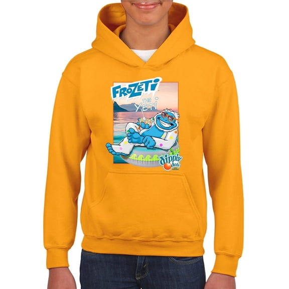 Frozeti the Yeti - Dippin’ Dots Summer Vibes Graphic Youth's Hoodie