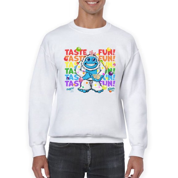 Frozeti the Yeti - Taste the Fun Dippin' Dots Graphic Men's Sweatshirt