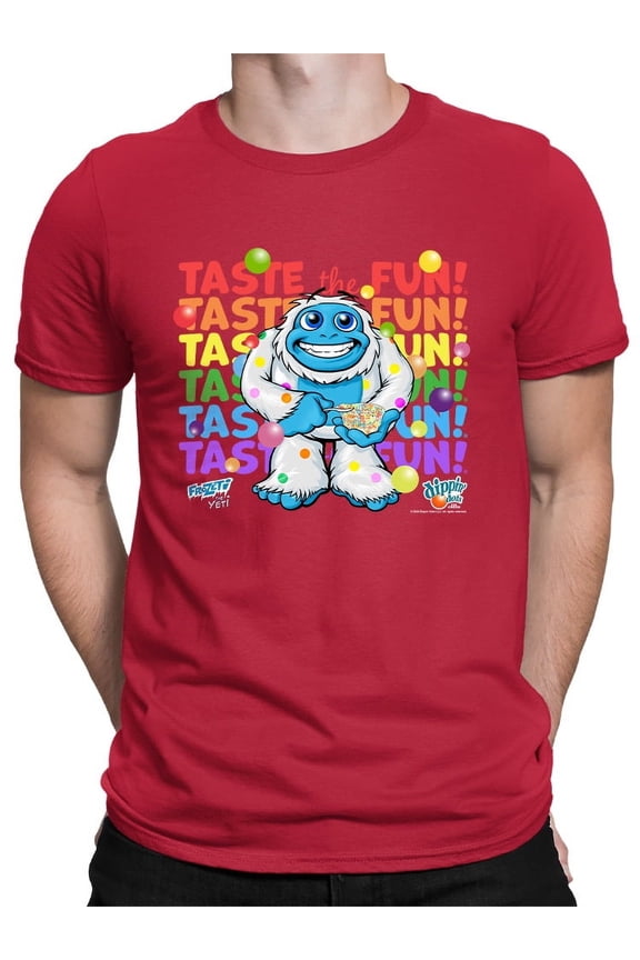 Frozeti the Yeti - Taste the Fun Dippin' Dots Graphic Men's T-shirt