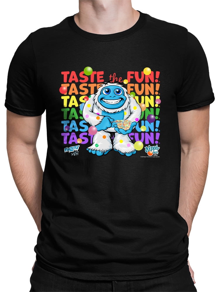 Frozeti the Yeti - Taste the Fun Dippin' Dots Graphic Men's T-shirt ...