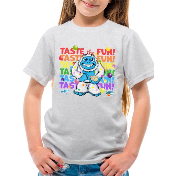 Frozeti the Yeti - Taste the Fun Dippin' Dots Graphic Youth's T-shirt