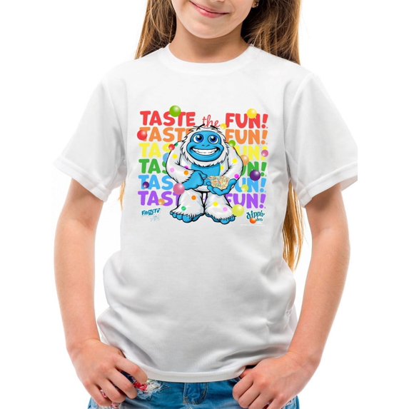 Frozeti the Yeti - Taste the Fun Dippin' Dots Graphic Youth's T-shirt