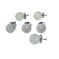 thumbnail image 1 of Frsted Glss Faceted Ball Knob/Ivory Set of 6, 1 of 1