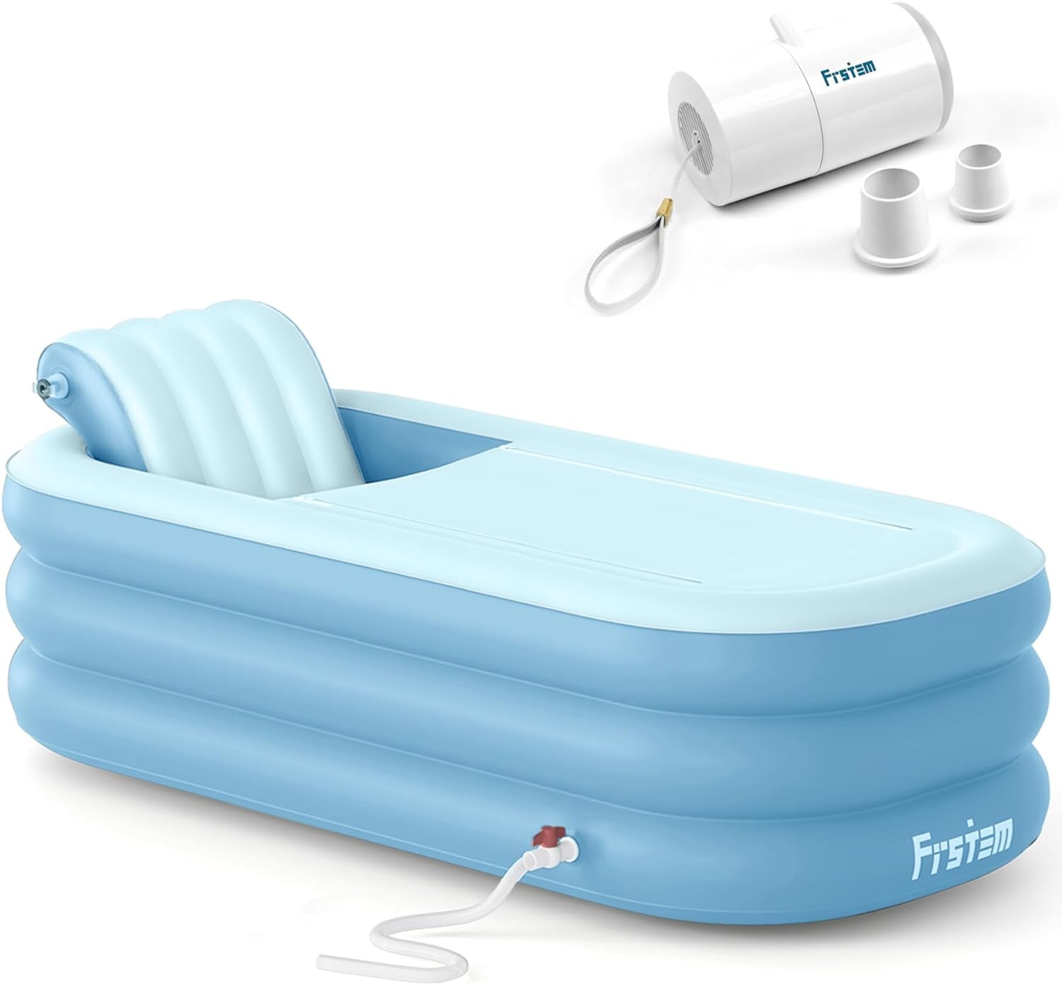 Frstem Extra Large 72" Inflatable Bathtub for Adults, Portable Folding ...