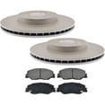 thumbnail image 1 of Frt AmeriBRAKES Coated Brake Rotors Ceramic Brake Pads for Honda Civic 22-2023, 1 of 9
