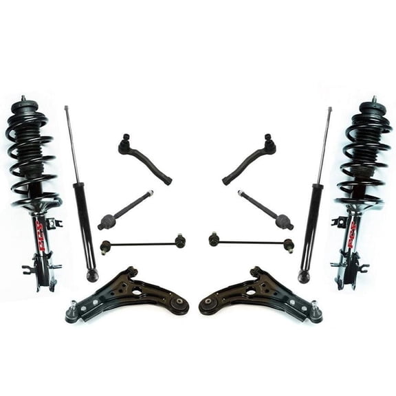 Frt Coil Spring Strut Ball Joints Tie Rod Stabilizer Links Fits Aveo 04-09