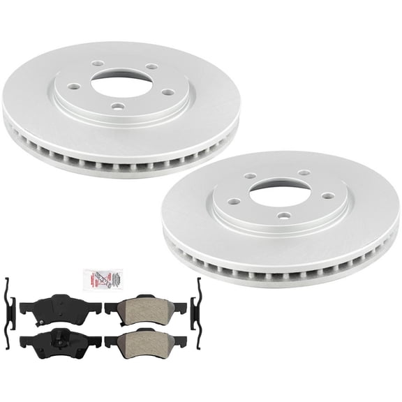 Frt Performance Disc Brake Rotors Brake Pads For Chrysler Town & Country 01-07