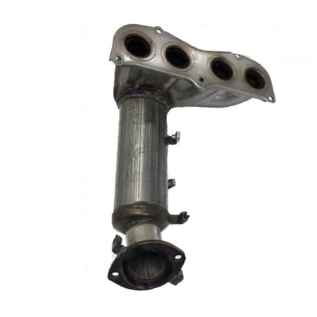 Frt Radiator Side Manifold Catalytic Converter for 03-05 PZEV 2.4L Toyota Camry