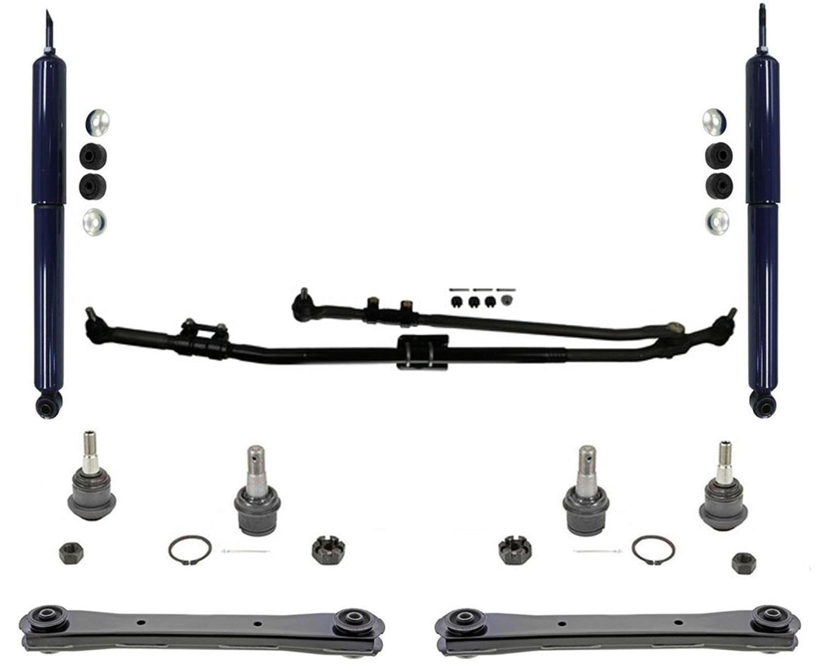 Frt Shocks Drag Links Tie Rods Ball Joints 14Pc KIT RAM 2500 4 Wheel ...