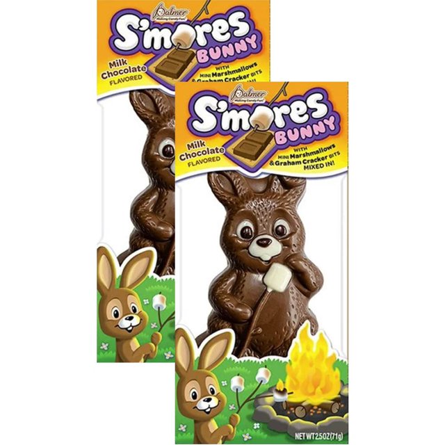 Fruidles Easter S'mores Bunny Solid Big Milk Chocolate, Treats, Milk