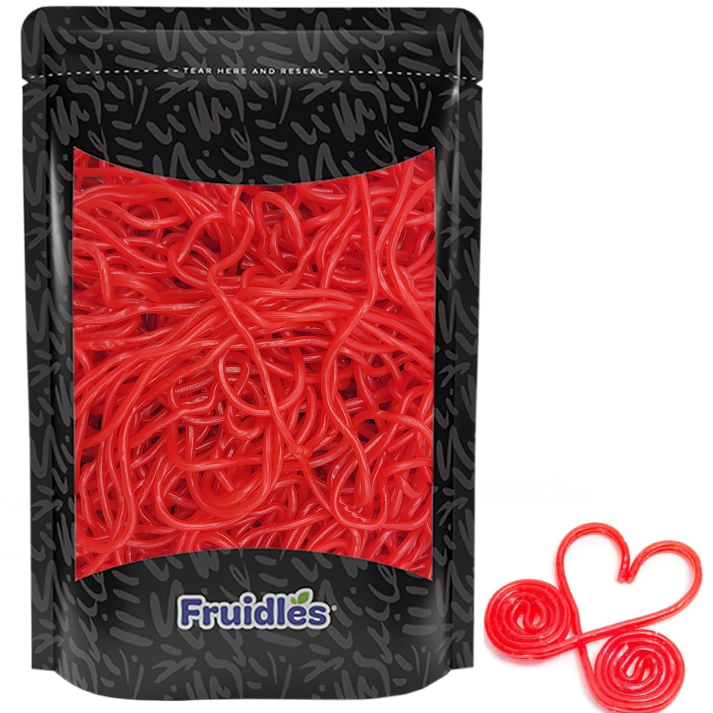 Fruidles String Licorice Candy, Soft Chewy, GelatinFree, Party flavor