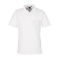 thumbnail image 1 of Harriton M205P Men's Valiant Cotton Snag Protect Pocket Polo-White-M, 1 of 1